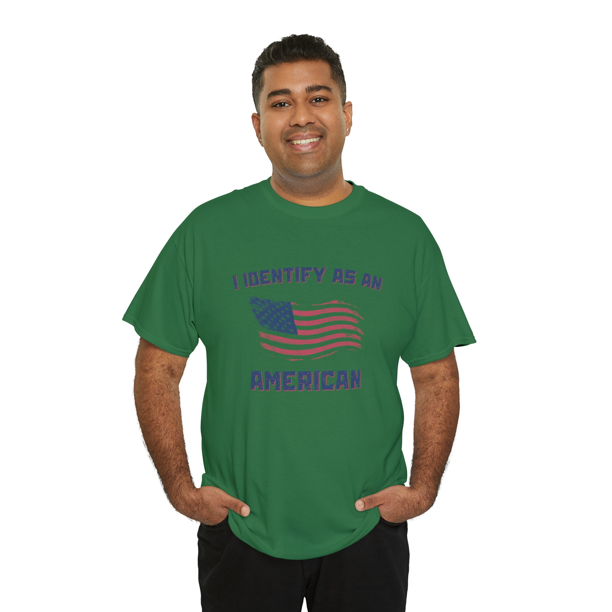 "I Identify As An American" T-Shirt - Weave Got Gifts - Unique Gifts You Won’t Find Anywhere Else!