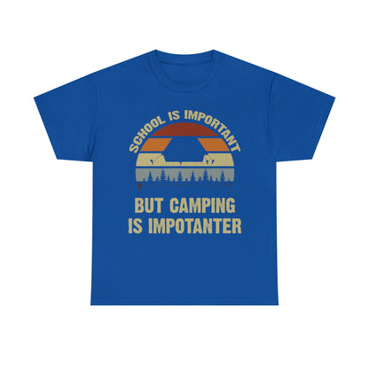 "Camping Is Importanter" T-Shirt - Weave Got Gifts - Unique Gifts You Won’t Find Anywhere Else!