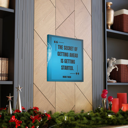 "The Secret To Getting Ahead" Wall Art - Weave Got Gifts - Unique Gifts You Won’t Find Anywhere Else!