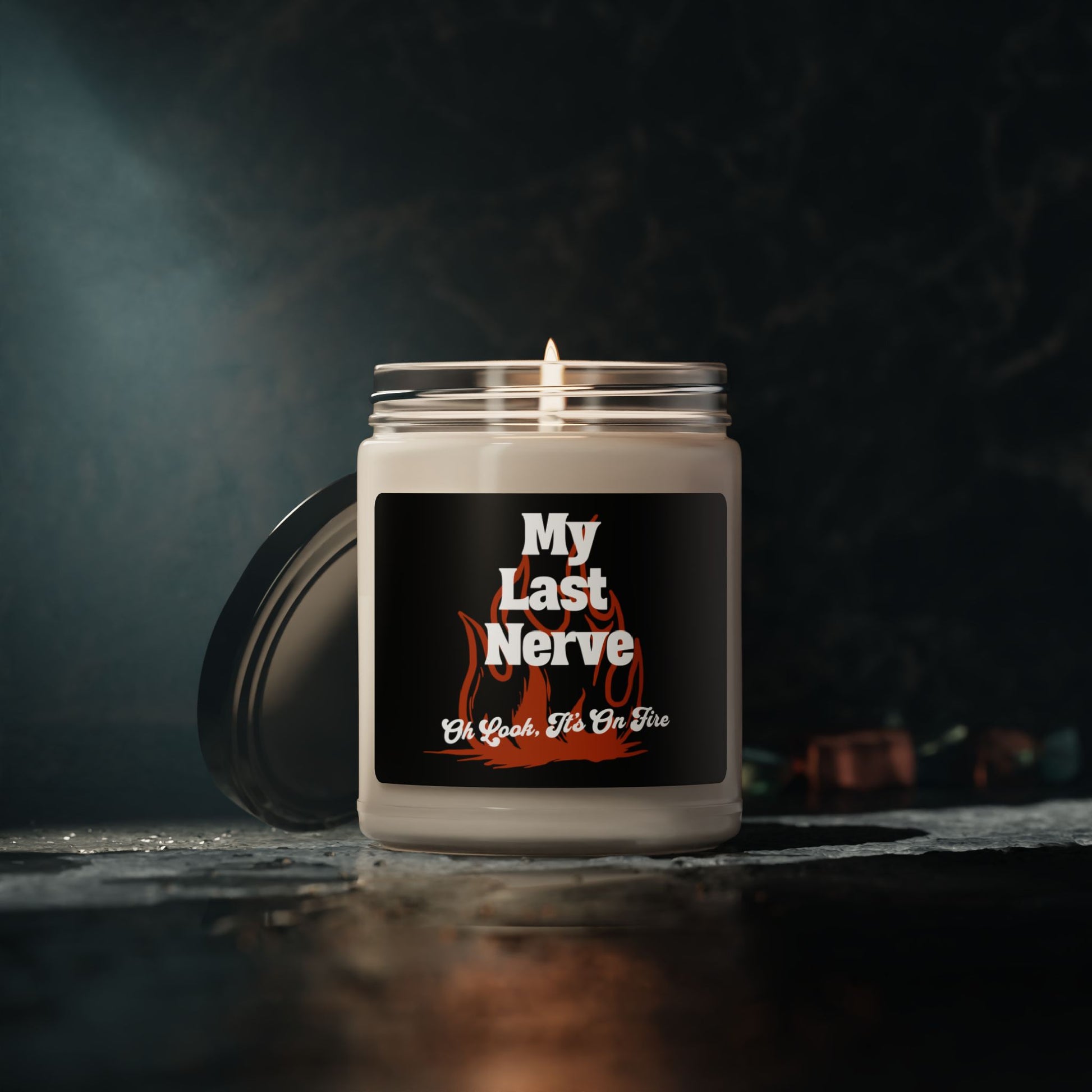 My last nerve candle with variety of scent options
