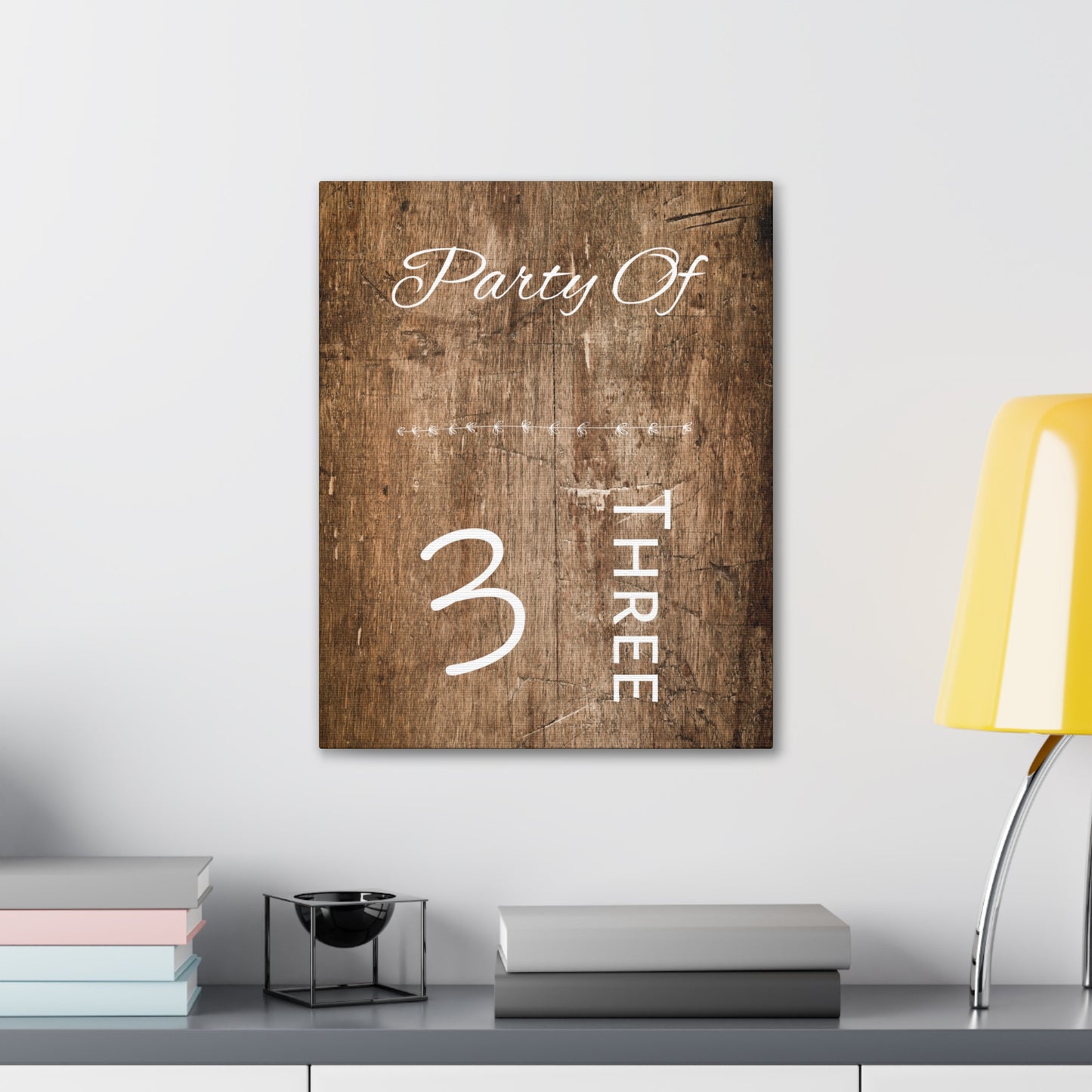 "Party Of 3" Wall Art - Weave Got Gifts - Unique Gifts You Won’t Find Anywhere Else!