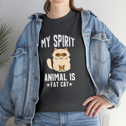 "Fat Cat Spirit Animal" T-Shirt - Weave Got Gifts - Unique Gifts You Won’t Find Anywhere Else!