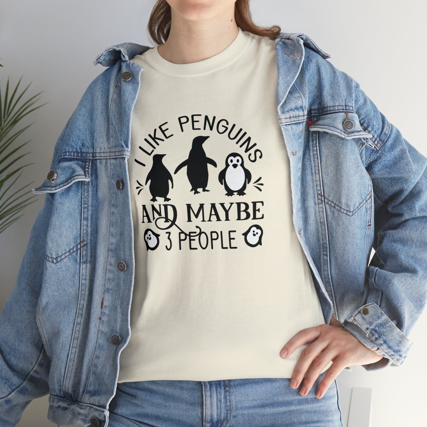 "I Like Penguins & Maybe 3 People" T-Shirt - Weave Got Gifts - Unique Gifts You Won’t Find Anywhere Else!