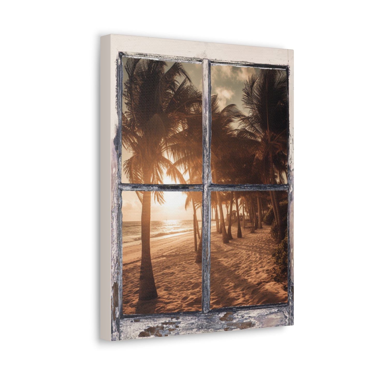 "Palm Tree Beach" Wall Art - Weave Got Gifts - Unique Gifts You Won’t Find Anywhere Else!