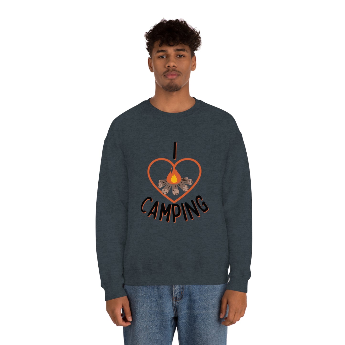 "I Love Camping" Crewneck Sweatshirt - Weave Got Gifts - Unique Gifts You Won’t Find Anywhere Else!