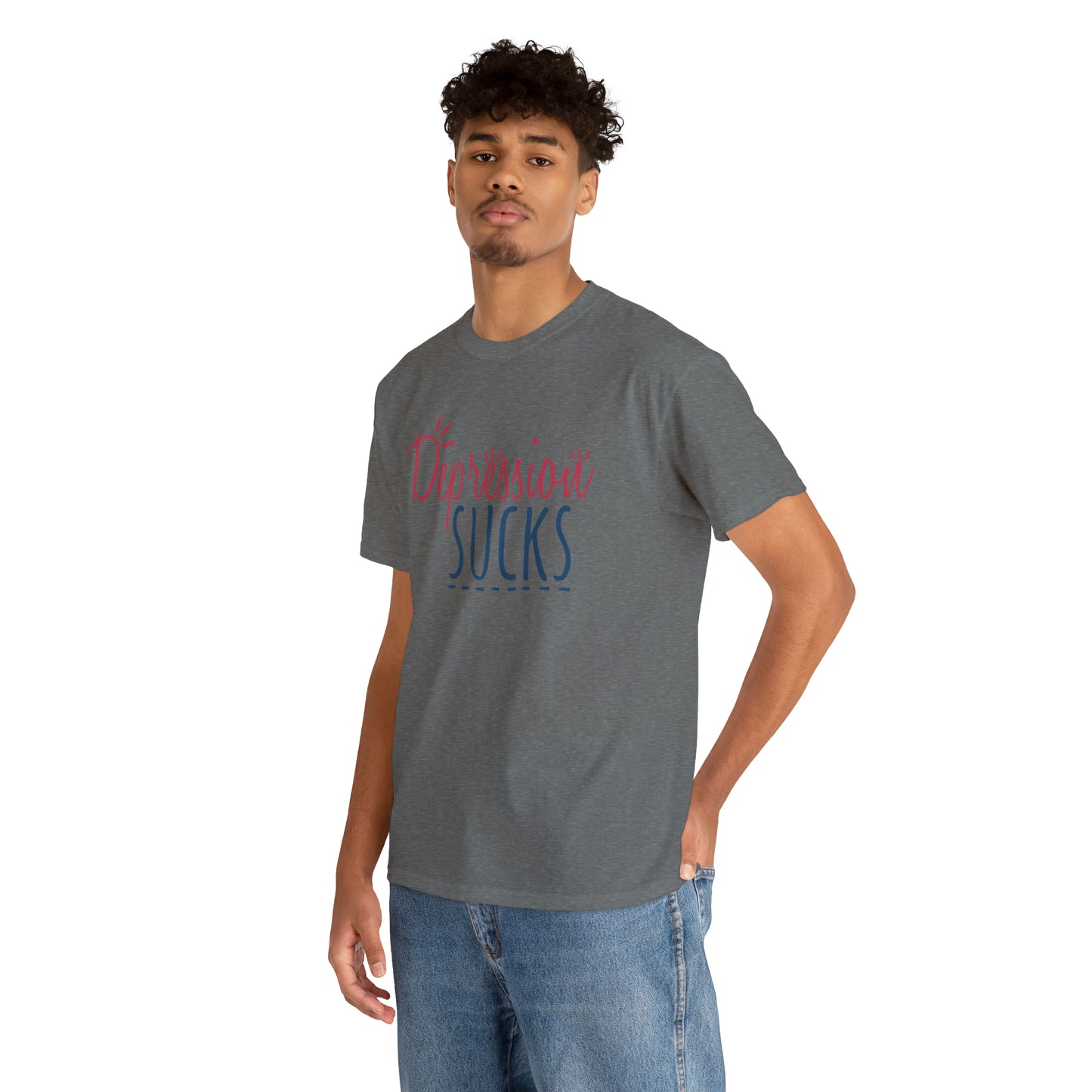 "Depression Sucks" T-Shirt - Weave Got Gifts - Unique Gifts You Won’t Find Anywhere Else!