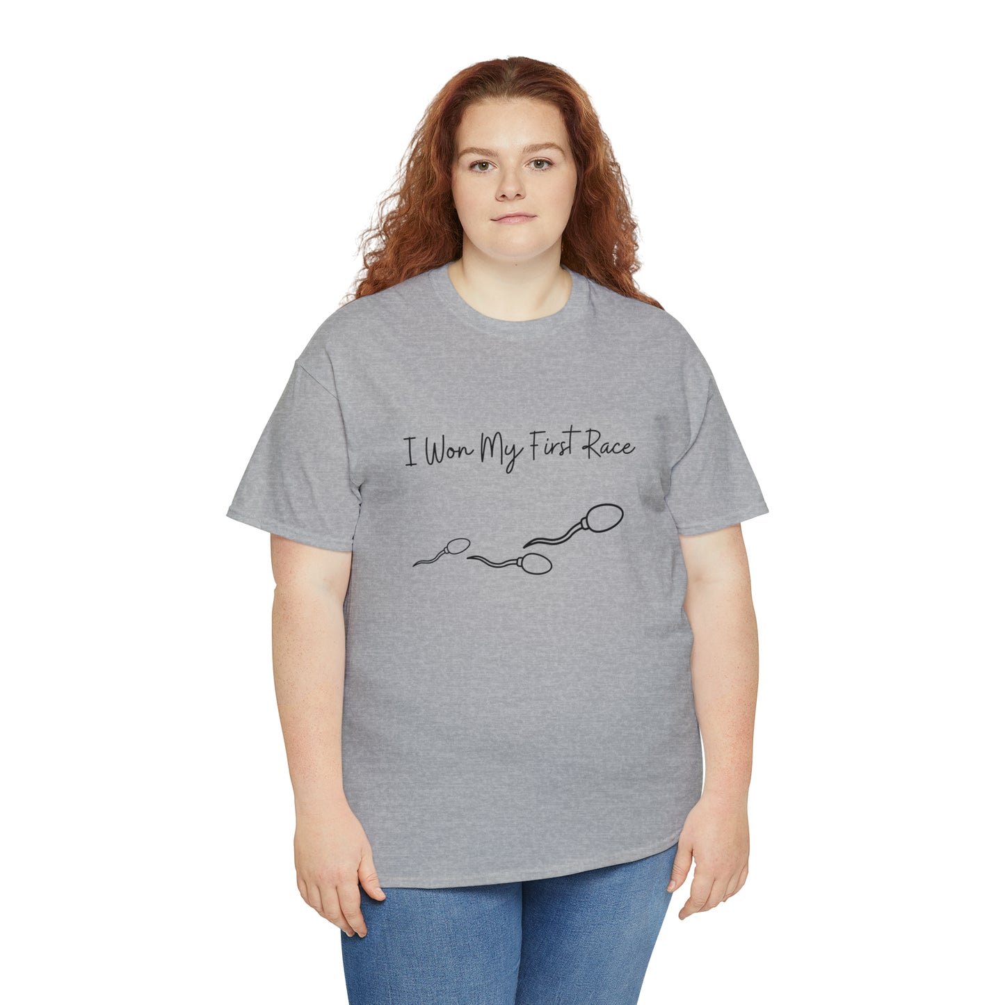 "I Won My First Race" Adult T-Shirt - Weave Got Gifts - Unique Gifts You Won’t Find Anywhere Else!