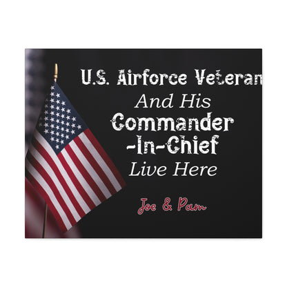 Custom "Us Airforce Veteran" Wall Art - Weave Got Gifts - Unique Gifts You Won’t Find Anywhere Else!