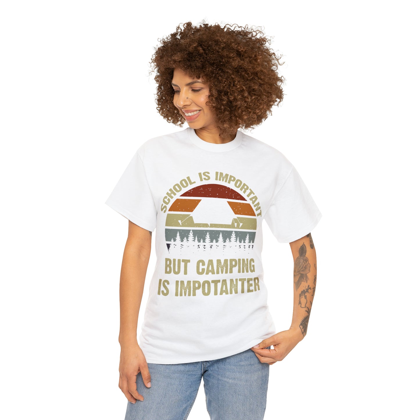 "Camping Is Importanter" T-Shirt - Weave Got Gifts - Unique Gifts You Won’t Find Anywhere Else!