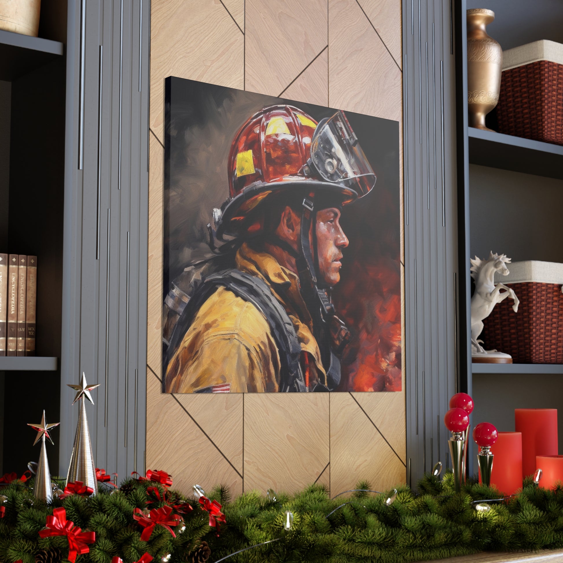 "Firefighter" Hero" Wall Art - Weave Got Gifts - Unique Gifts You Won’t Find Anywhere Else!