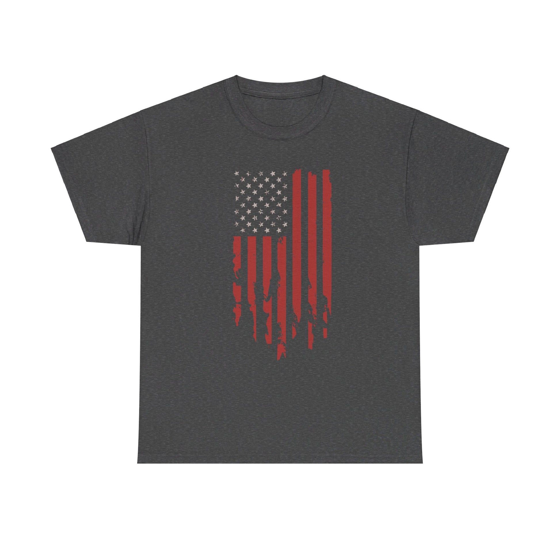 Patriotic unisex t-shirt with flag design