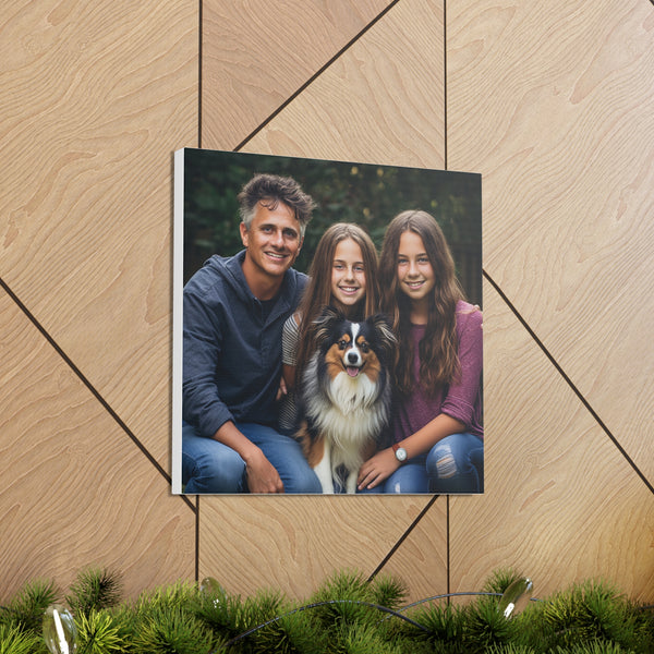 "Family Photo" Custom Wall Art - Weave Got Gifts - Unique Gifts You Won’t Find Anywhere Else!