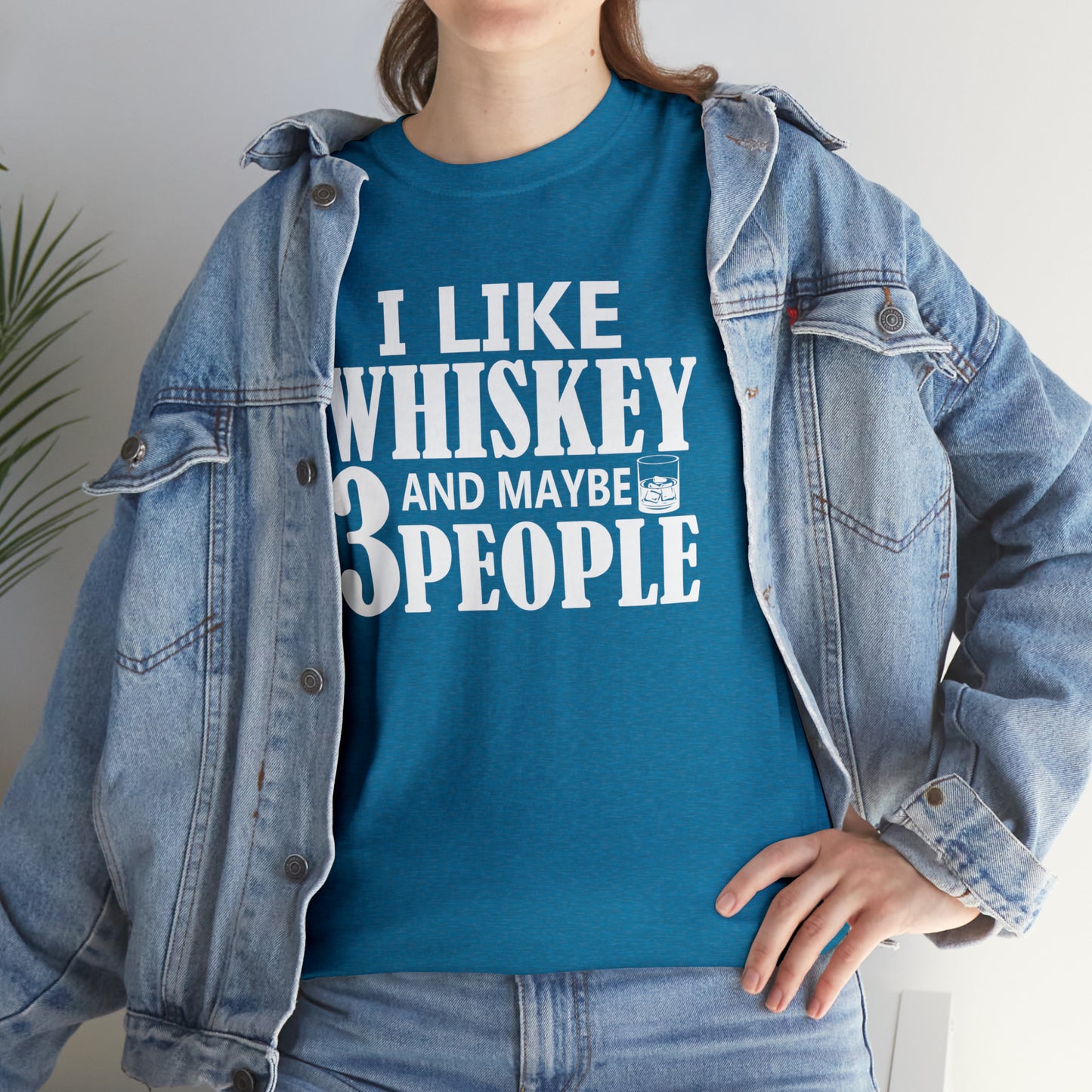 "I Like Whiskey & Like 3 People" T-Shirt - Weave Got Gifts - Unique Gifts You Won’t Find Anywhere Else!