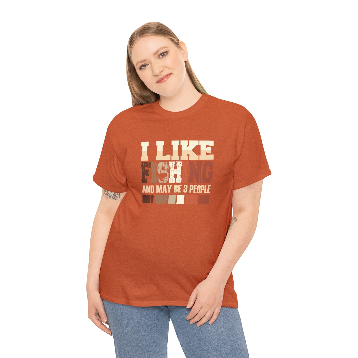 "I Like Fishing & Like 3 People" T-Shirt - Weave Got Gifts - Unique Gifts You Won’t Find Anywhere Else!