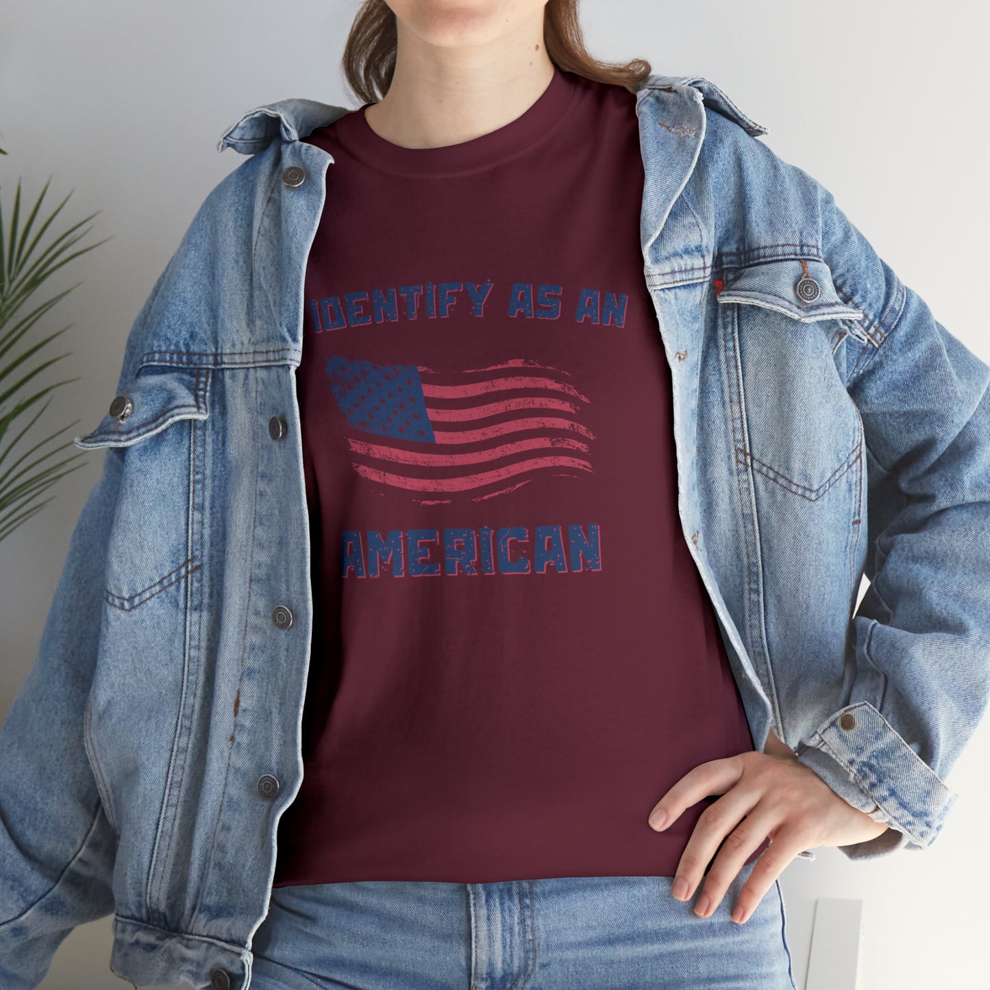 "I Identify As An American" T-Shirt - Weave Got Gifts - Unique Gifts You Won’t Find Anywhere Else!