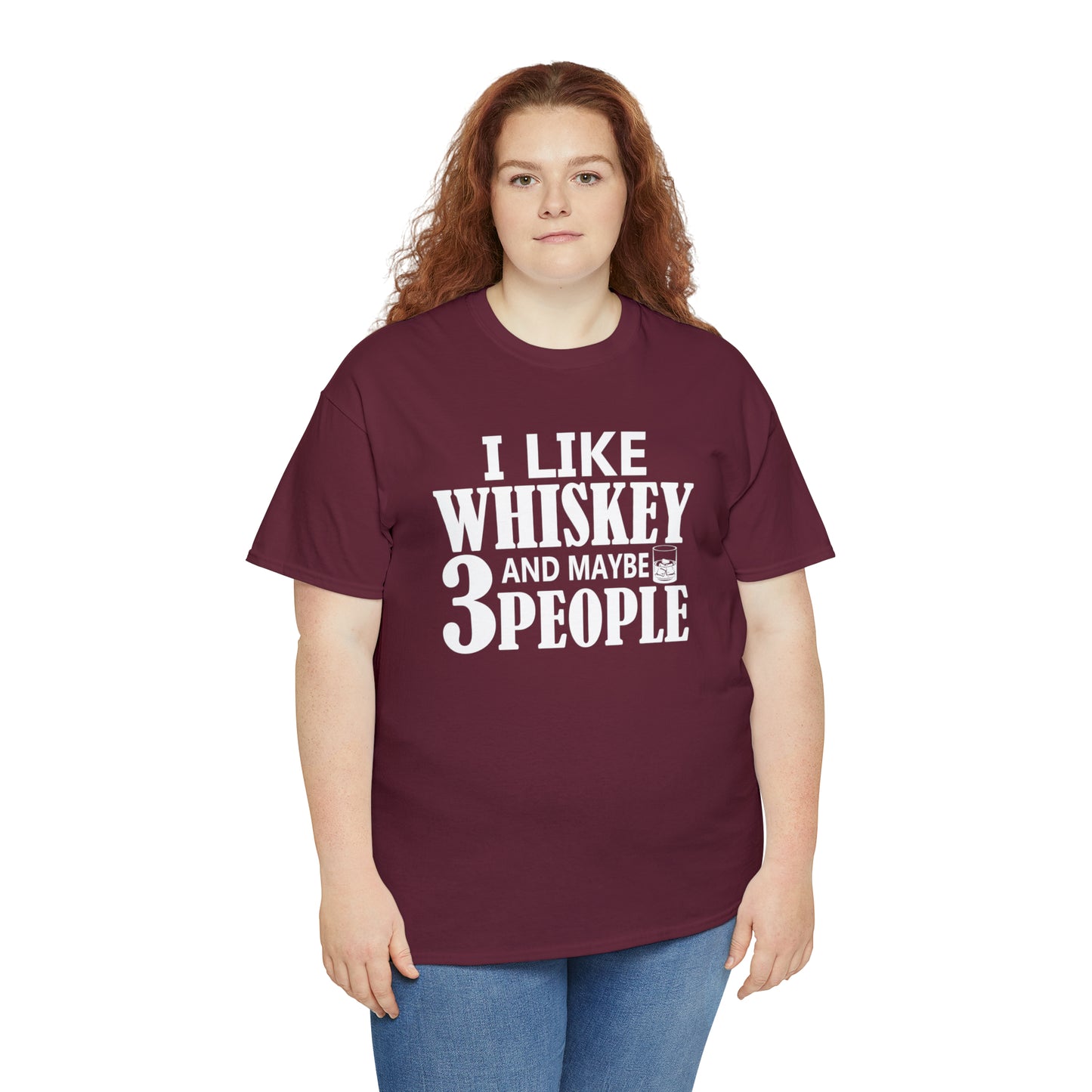 "I Like Whiskey & Like 3 People" T-Shirt - Weave Got Gifts - Unique Gifts You Won’t Find Anywhere Else!