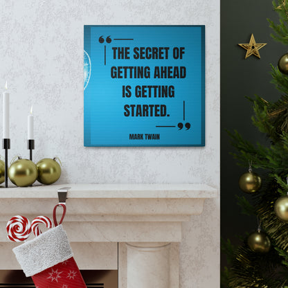 "The Secret To Getting Ahead" Wall Art - Weave Got Gifts - Unique Gifts You Won’t Find Anywhere Else!