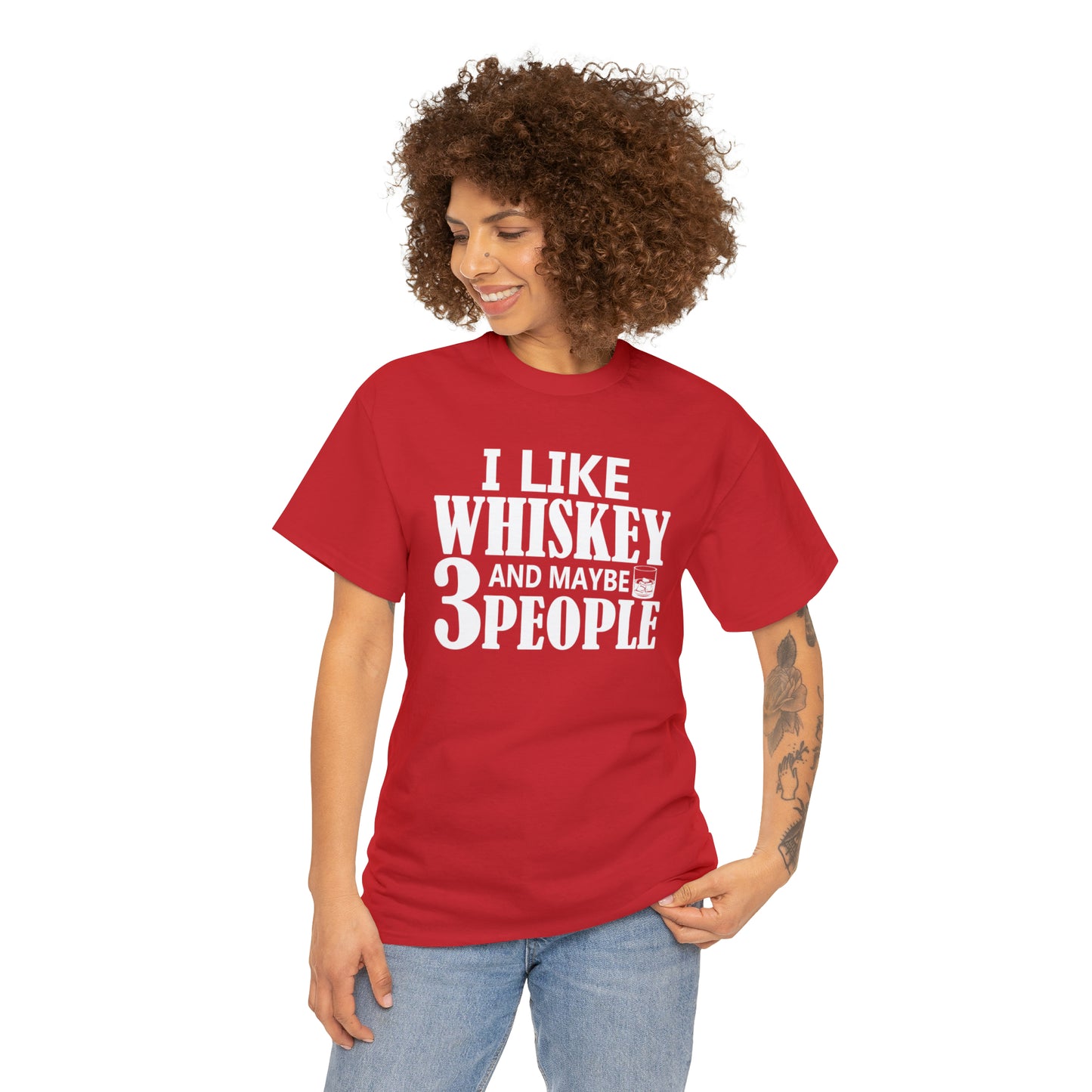 "I Like Whiskey & Like 3 People" T-Shirt - Weave Got Gifts - Unique Gifts You Won’t Find Anywhere Else!