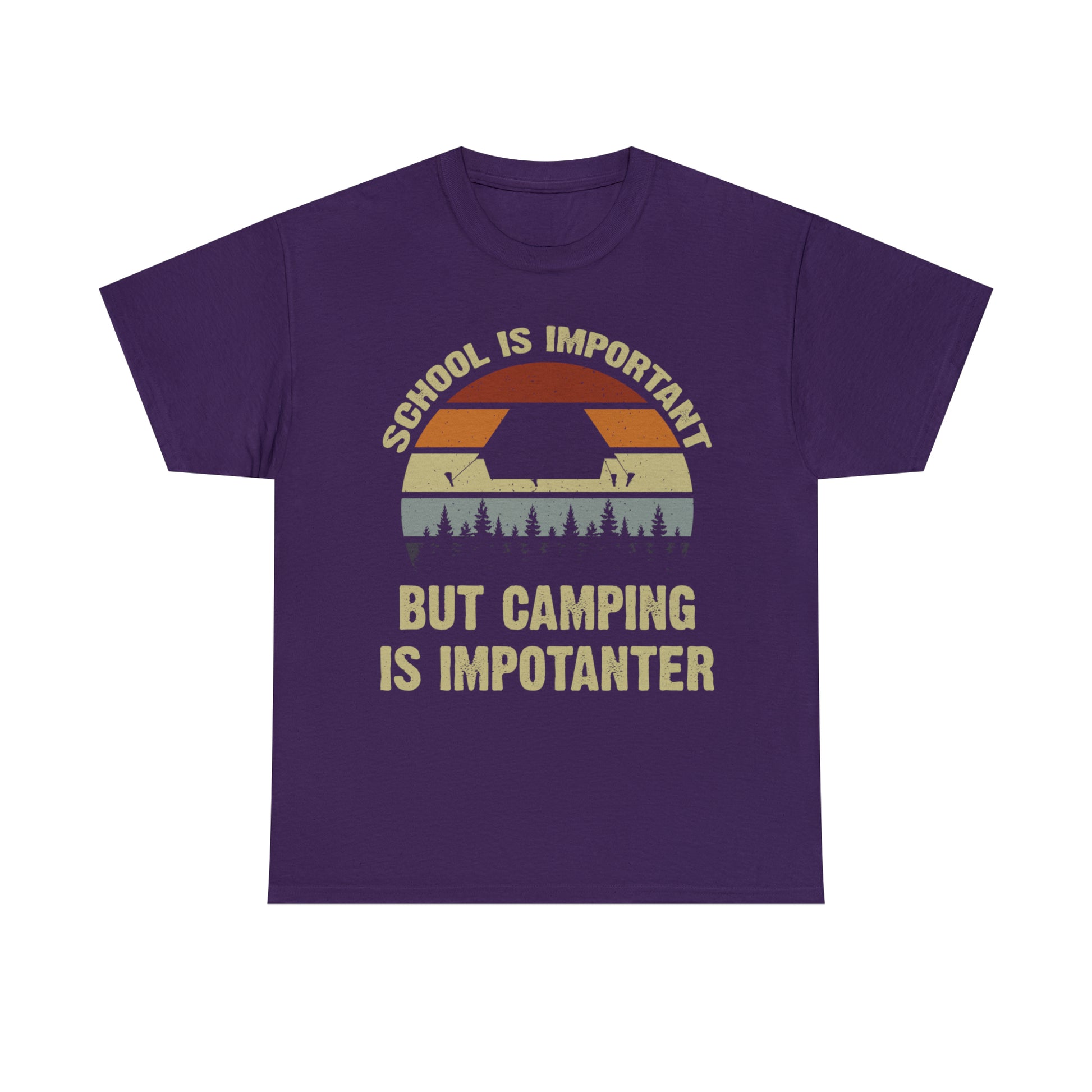 "Camping Is Importanter" T-Shirt - Weave Got Gifts - Unique Gifts You Won’t Find Anywhere Else!