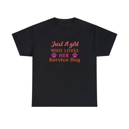 Meaningful dog lover shirt for women with service or therapy dogs
