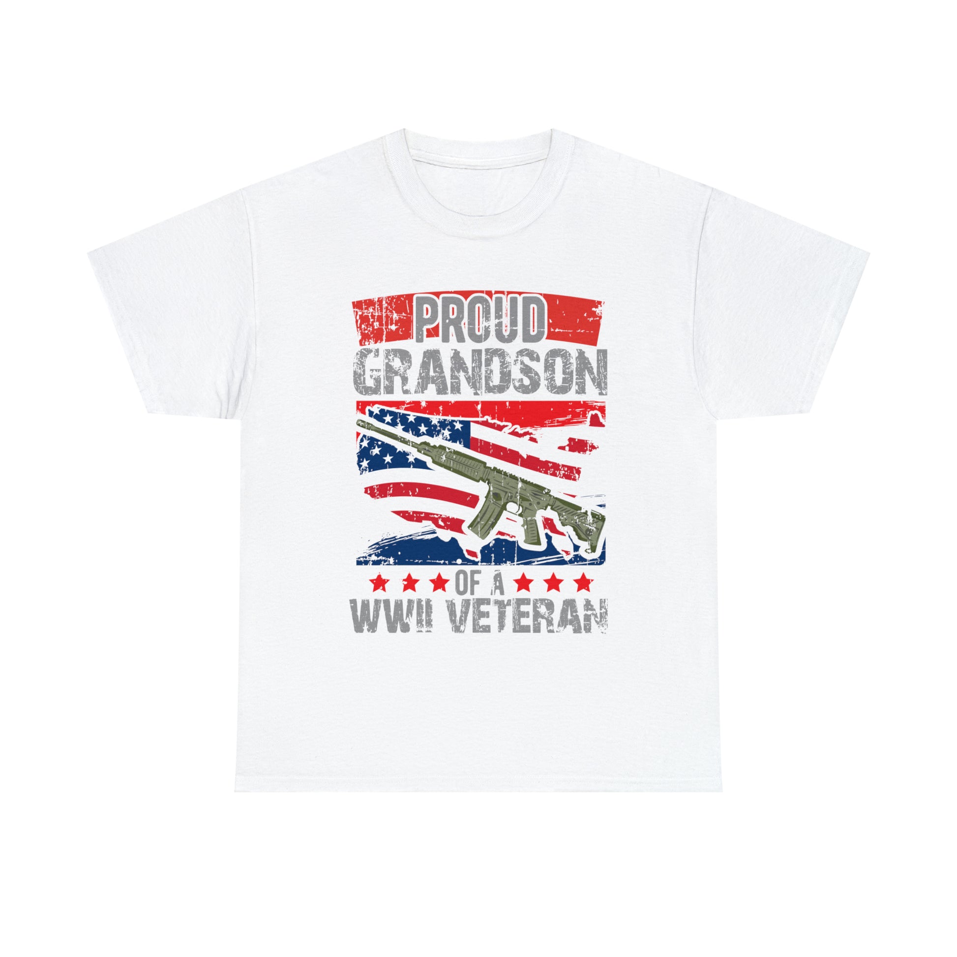 "Grandson Of WW2 Veteran" T-Shirt - Weave Got Gifts - Unique Gifts You Won’t Find Anywhere Else!