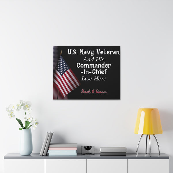 Custom "US Navy Veteran" Wall Art - Weave Got Gifts - Unique Gifts You Won’t Find Anywhere Else!