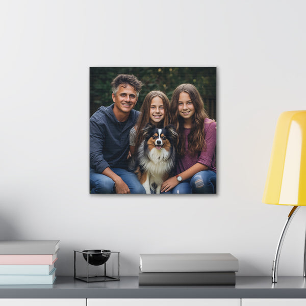 "Family Photo" Custom Wall Art - Weave Got Gifts - Unique Gifts You Won’t Find Anywhere Else!