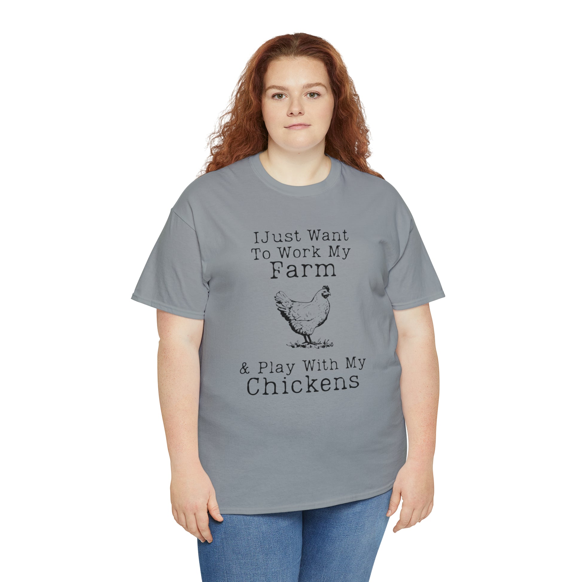 "Farm & Chickens" T-Shirt - Weave Got Gifts - Unique Gifts You Won’t Find Anywhere Else!