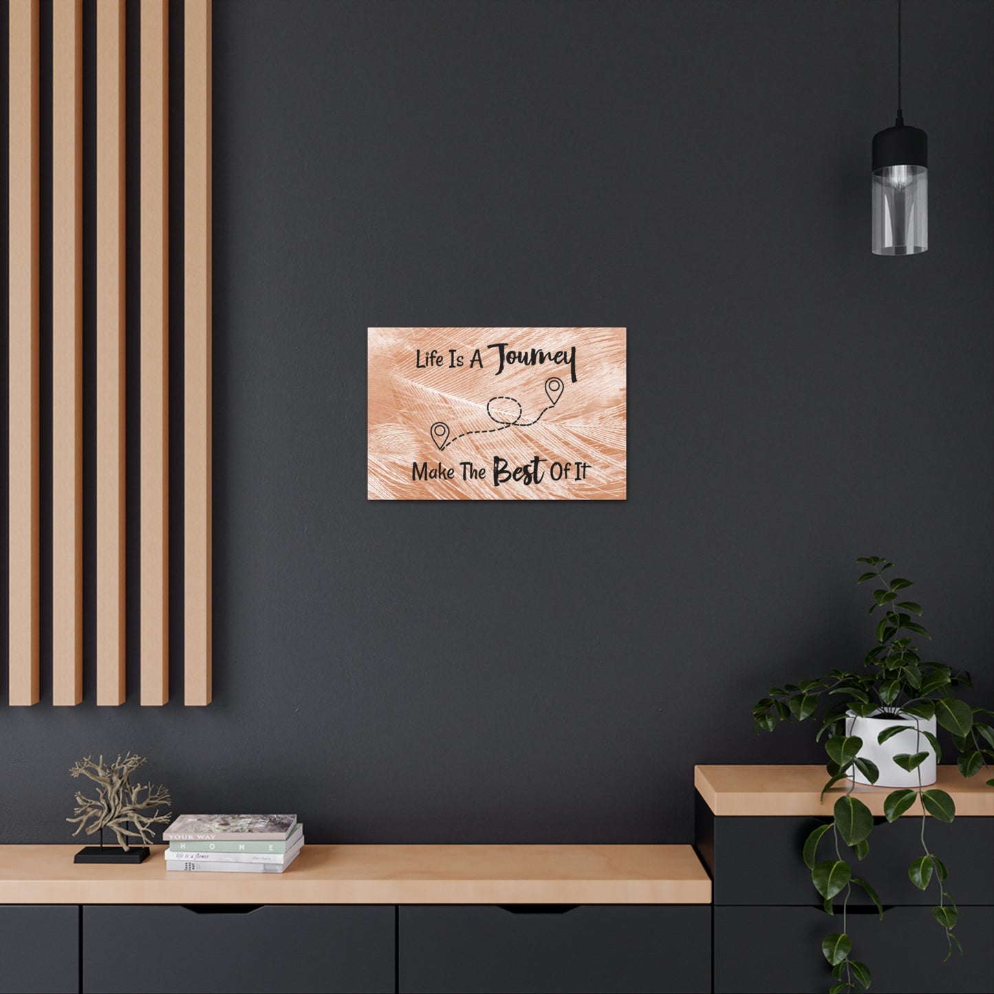 "Life Is A Journey, Make The Best Of It" Wall Art - Weave Got Gifts - Unique Gifts You Won’t Find Anywhere Else!