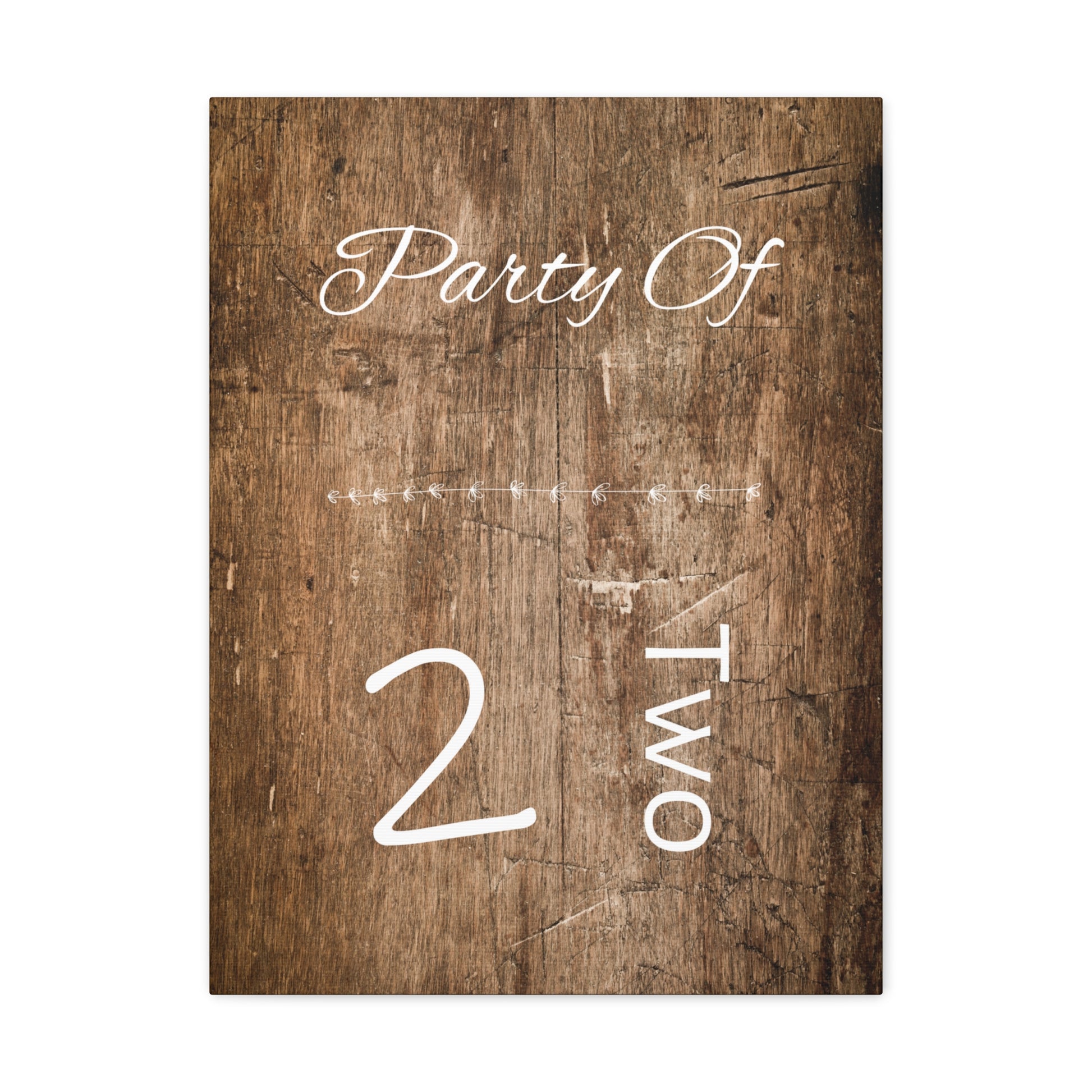 "Party Of 2" Wall Art - Weave Got Gifts - Unique Gifts You Won’t Find Anywhere Else!