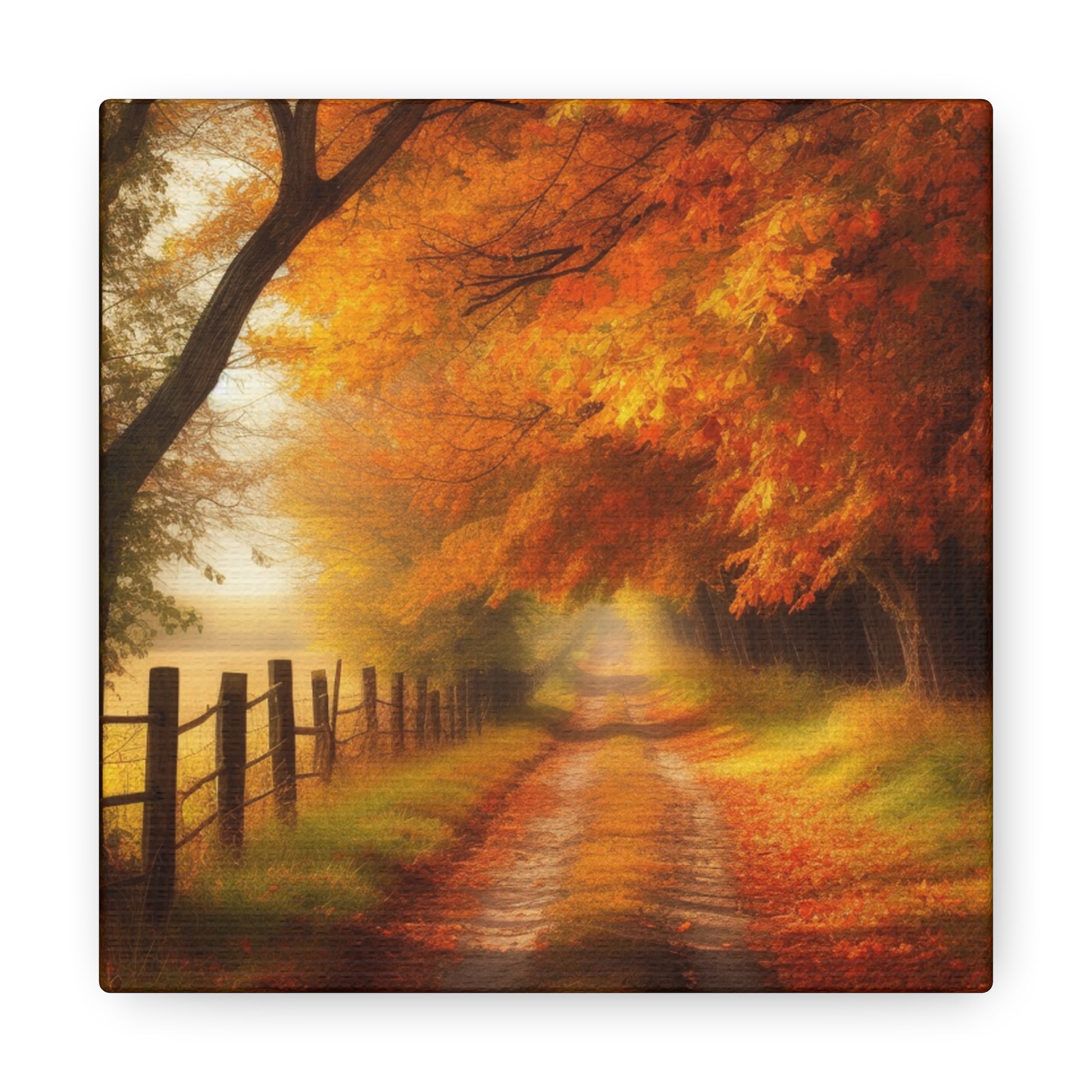 "Autumn Farm Road Journey" Wall Art - Weave Got Gifts - Unique Gifts You Won’t Find Anywhere Else!