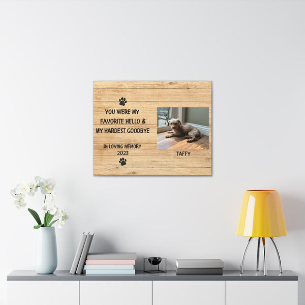 "Favorite Hello & Hardest Goodbye" Wall Art - Weave Got Gifts - Unique Gifts You Won’t Find Anywhere Else!