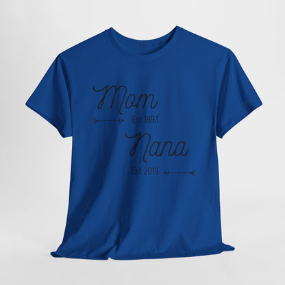 Custom Mom & Nana Shirt