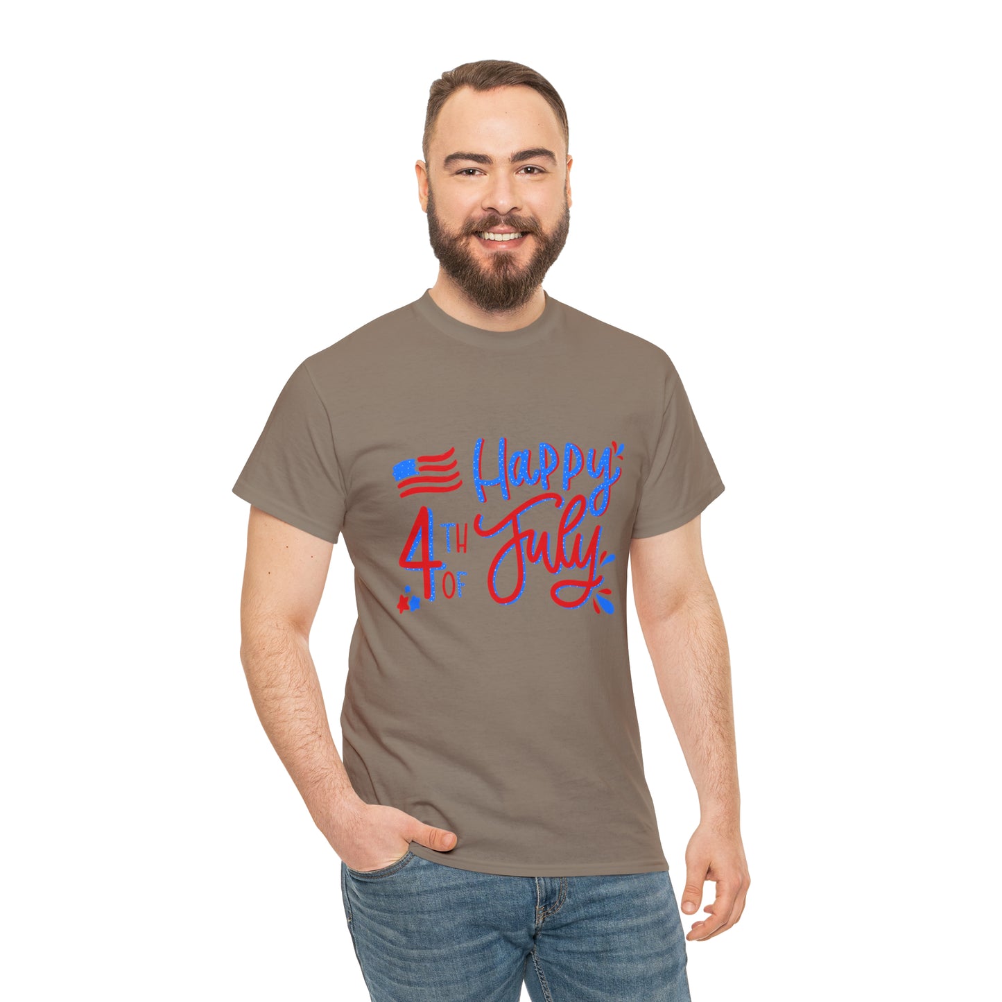 "Happy 4th Of July" T-Shirt - Weave Got Gifts - Unique Gifts You Won’t Find Anywhere Else!