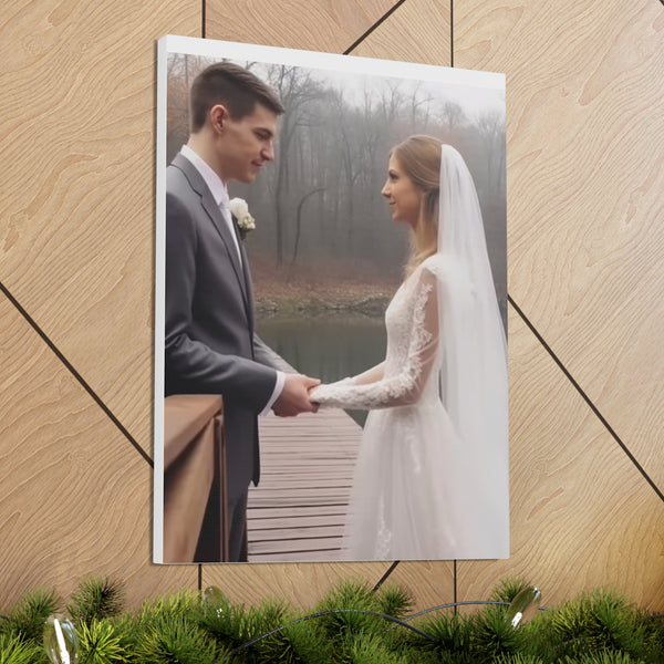 "Wedding Day" Custom Photo Wall Print - Weave Got Gifts - Unique Gifts You Won’t Find Anywhere Else!