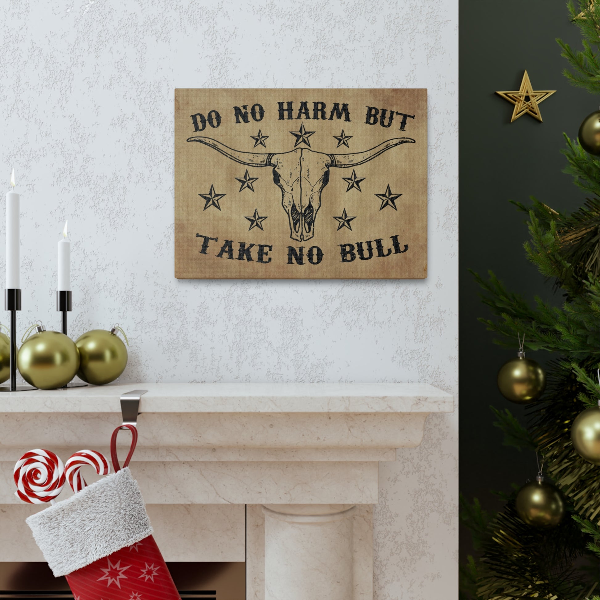 "Do No Harm But Take No Bull" Wall Art - Weave Got Gifts - Unique Gifts You Won’t Find Anywhere Else!