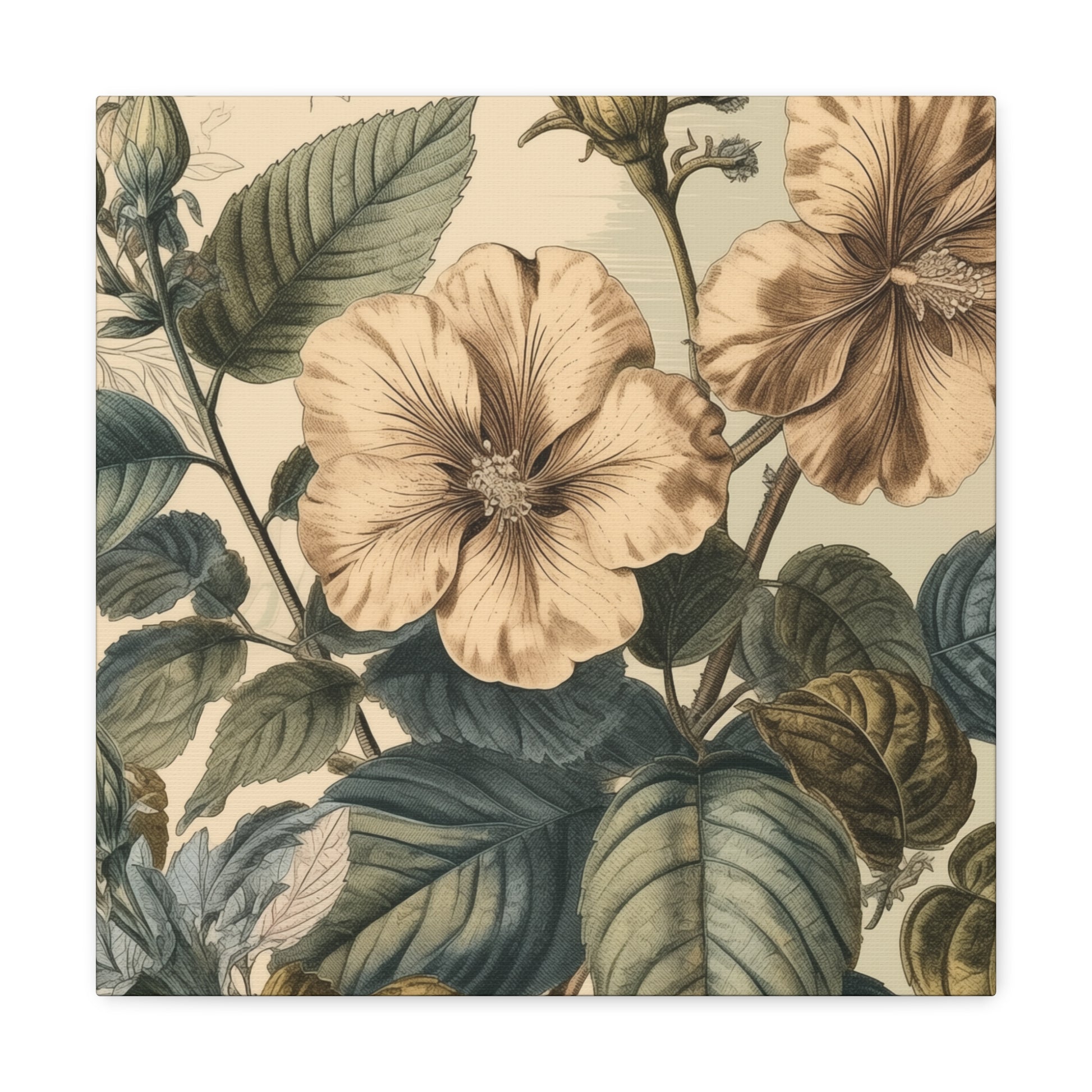 "Vintage Flower Illustrations" Wall Art - Weave Got Gifts - Unique Gifts You Won’t Find Anywhere Else!