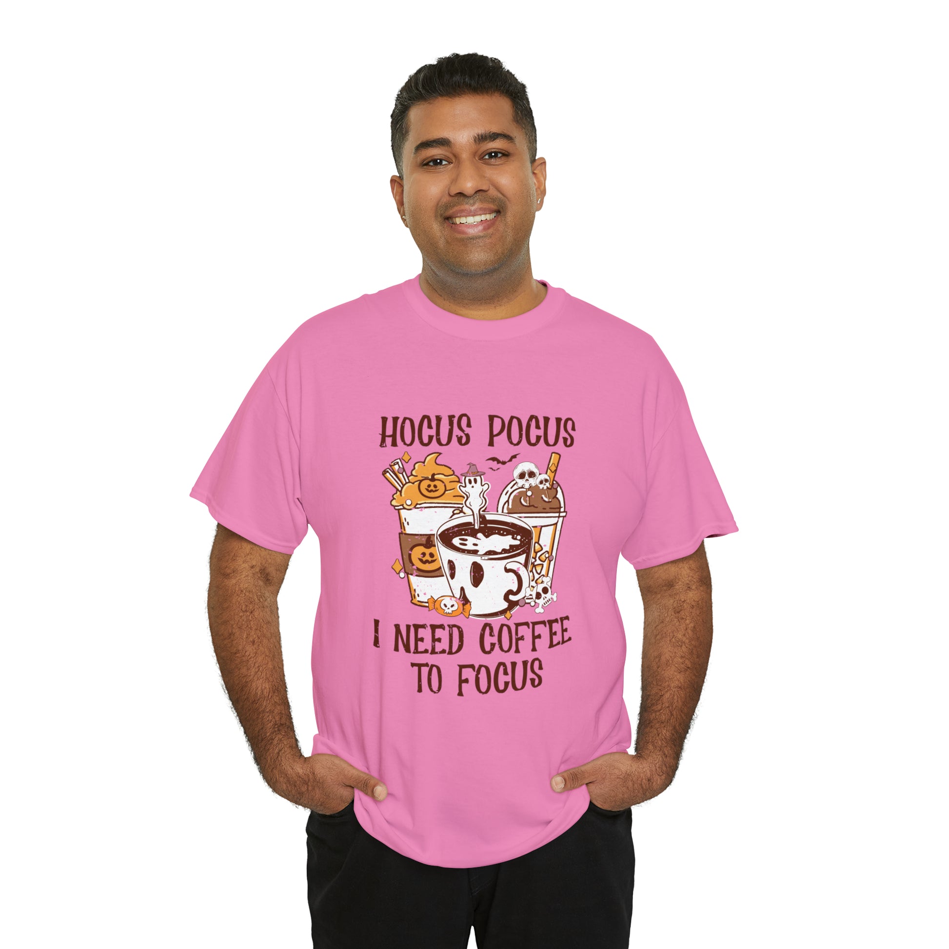 "Hocus Pocus, I Need Coffee To Focus" T-Shirt - Weave Got Gifts - Unique Gifts You Won’t Find Anywhere Else!