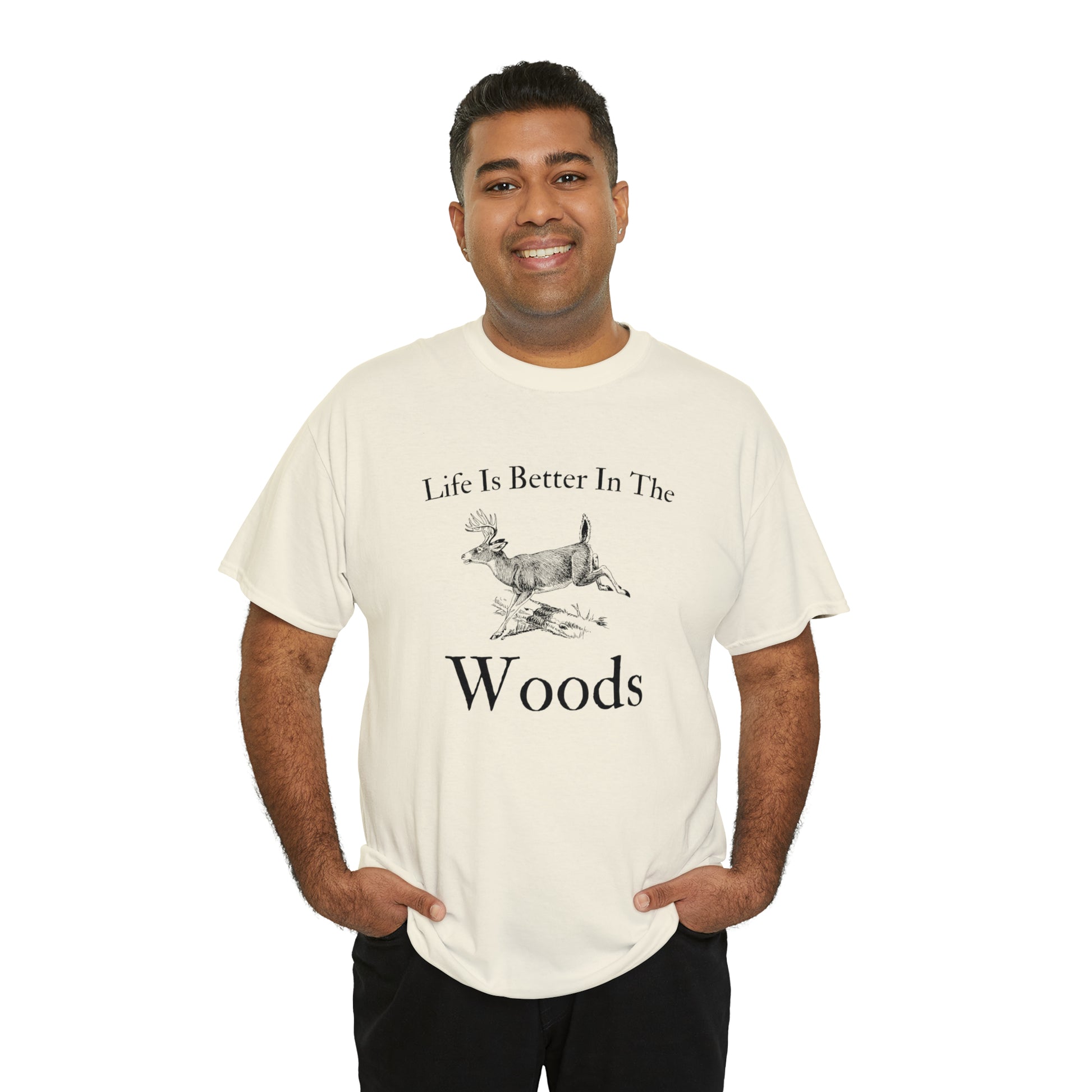 "Life Is Better In The Woods" T-Shirt - Weave Got Gifts - Unique Gifts You Won’t Find Anywhere Else!