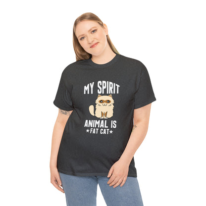 "Fat Cat Spirit Animal" T-Shirt - Weave Got Gifts - Unique Gifts You Won’t Find Anywhere Else!