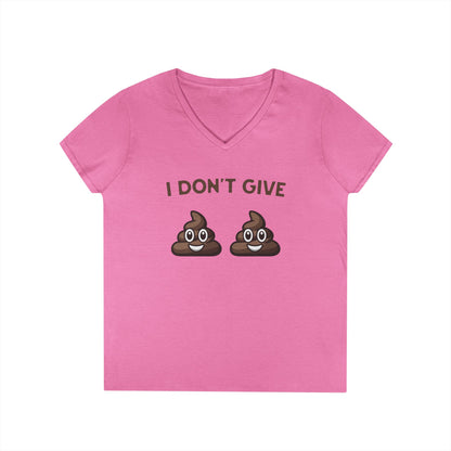 Sassy women’s T-shirt with playful poop emoji graphics
