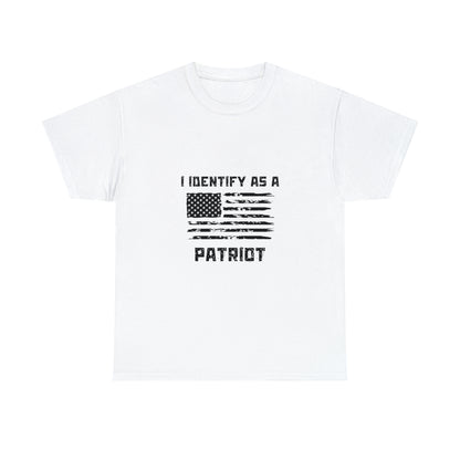 'I Identify As A Patriot" T-Shirt - Weave Got Gifts - Unique Gifts You Won’t Find Anywhere Else!