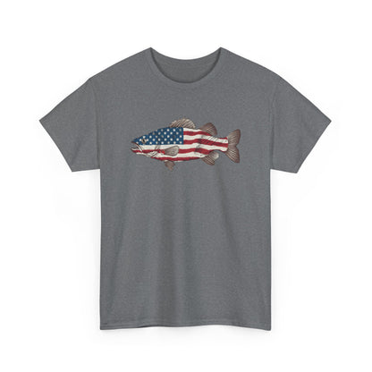 American Flag Fishing T-Shirt