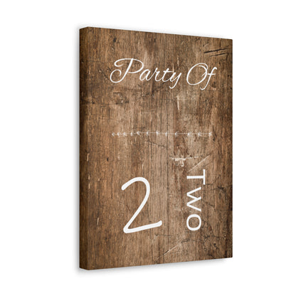 "Party Of 2" Wall Art - Weave Got Gifts - Unique Gifts You Won’t Find Anywhere Else!