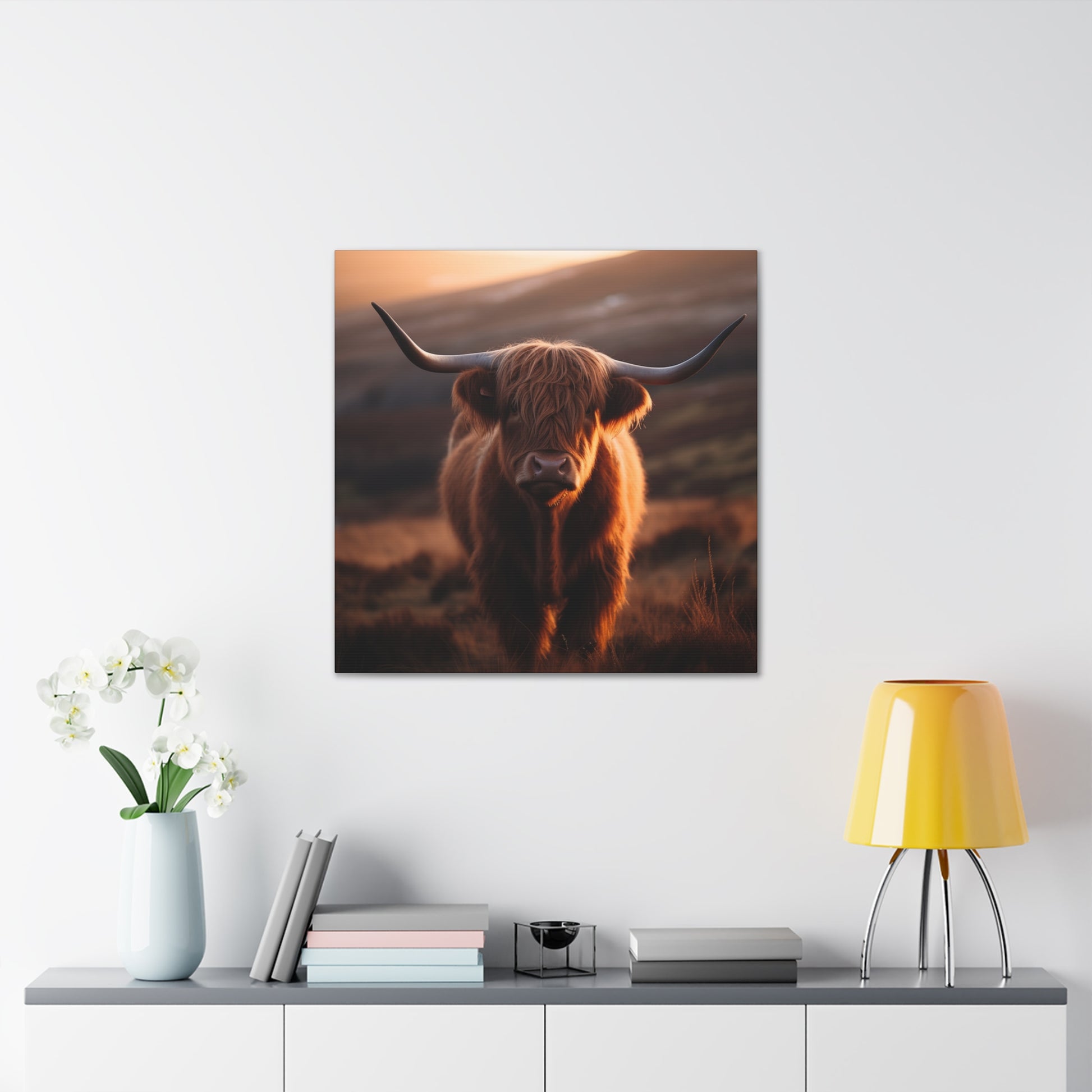 "Highland Cow Photo" Wall Art - Weave Got Gifts - Unique Gifts You Won’t Find Anywhere Else!