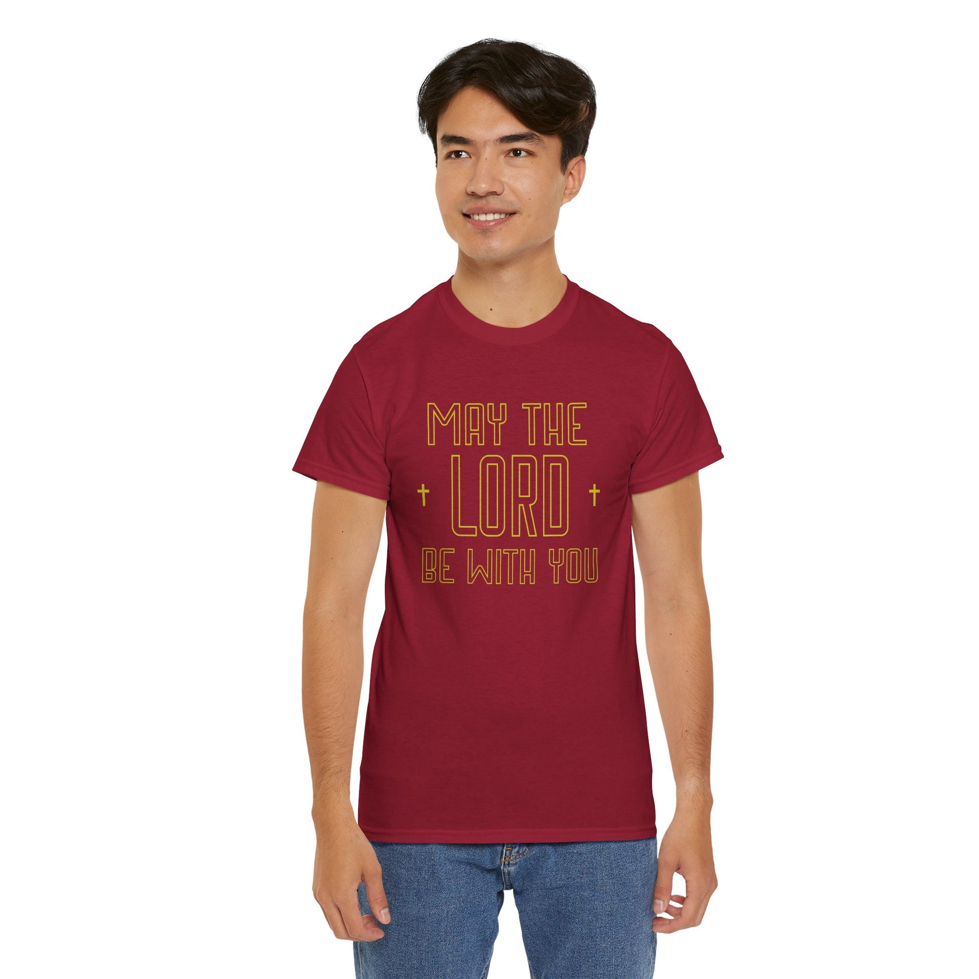 May the Lord be with you Christian shirt design
