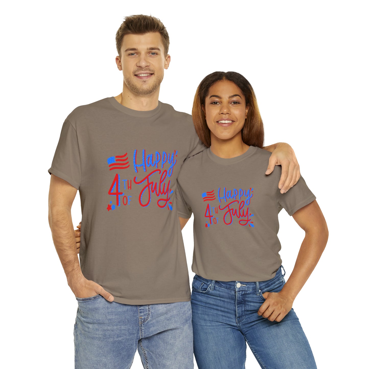 "Happy 4th Of July" T-Shirt - Weave Got Gifts - Unique Gifts You Won’t Find Anywhere Else!