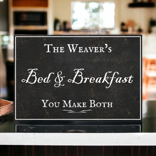 Bed & Breakfast Custom Wall Art