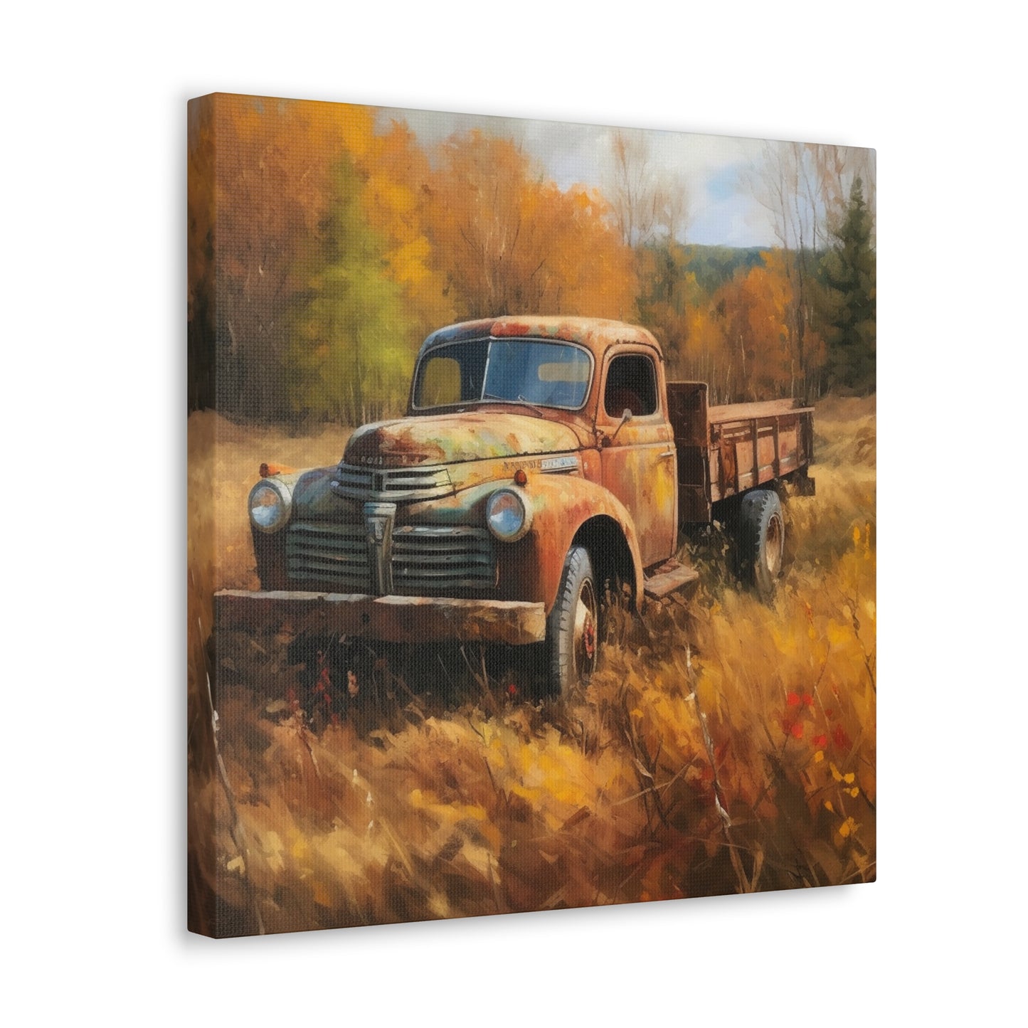 "Fall Farm Rustic Truck" Wall Art - Weave Got Gifts - Unique Gifts You Won’t Find Anywhere Else!