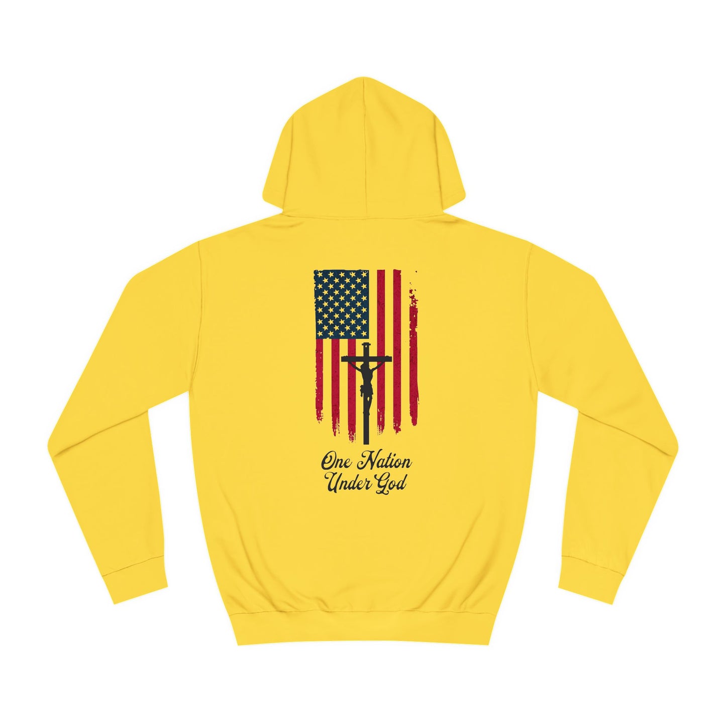 One Nation Under God hoodie with faith-inspired design
